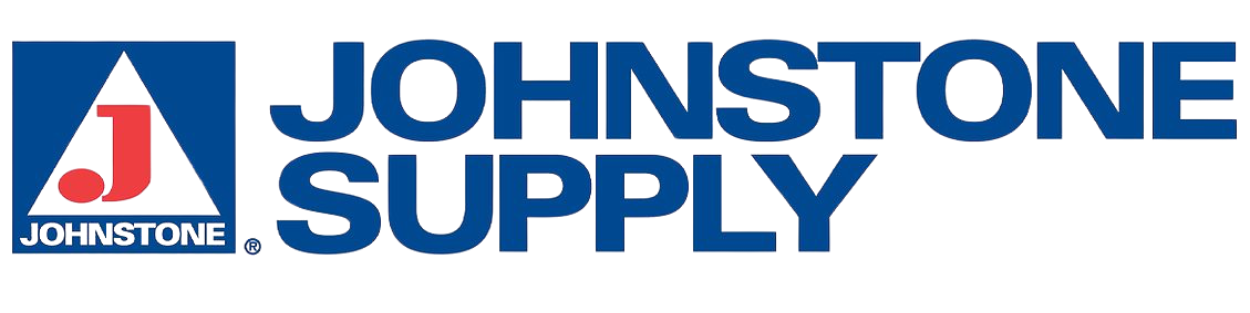 Johnstone Supply logo with a blue triangle containing a red letter ‘J’ on the left, and bold blue text reading ‘JOHNSTONE SUPPLY’ on the right