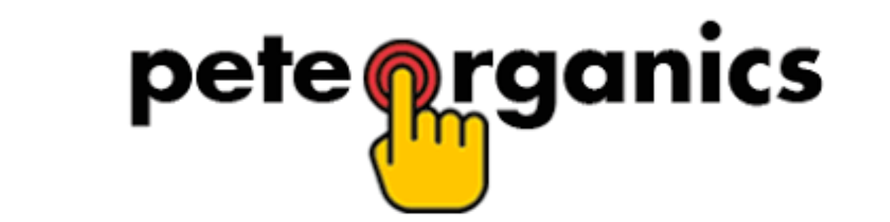 Logo with a yellow hand pressing a red button, with partial text visible in the background.