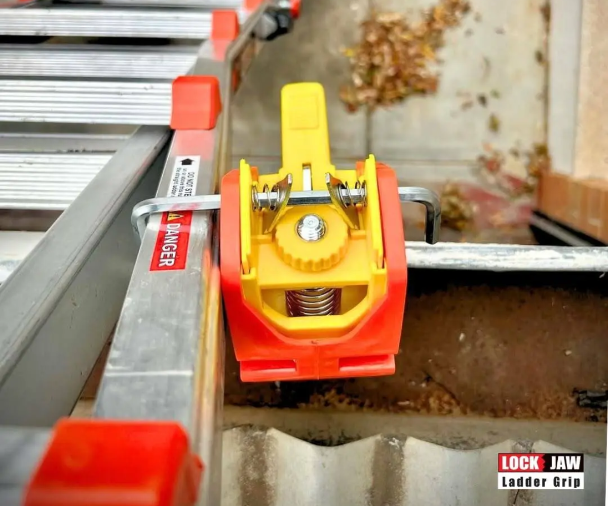 Lock Jaw Ladder Grip & Stabilizers: Boost Extension Ladder Safety