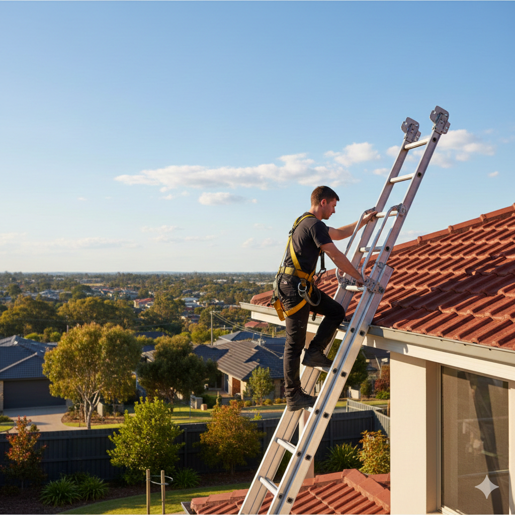 ladder to get on roof: Safe Roof Access Tips for Australia