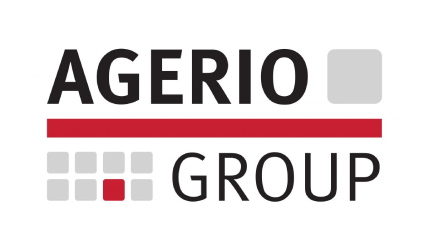 The Agerio Group logo with 'AGERIO' above a red line and 'GROUP' below.